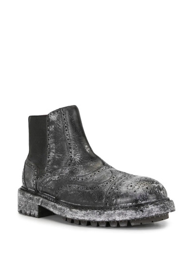 Dolce & Gabbana distressed Chelsea boots outlook