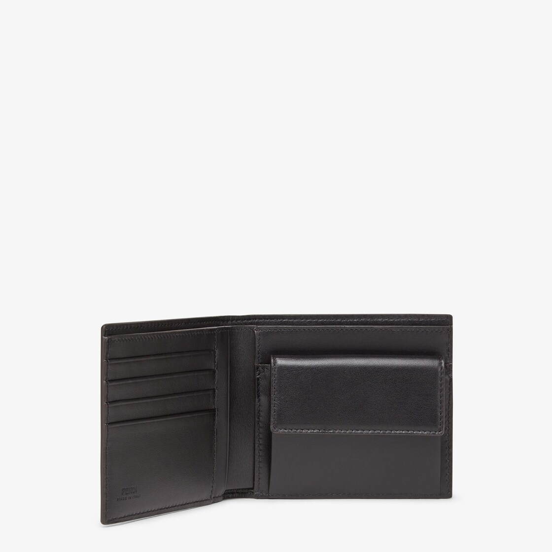 Light blue leather bi-fold wallet - 3