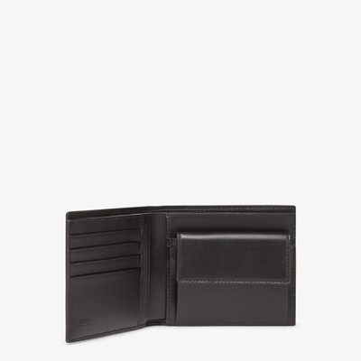 FENDI Light blue leather bi-fold wallet outlook