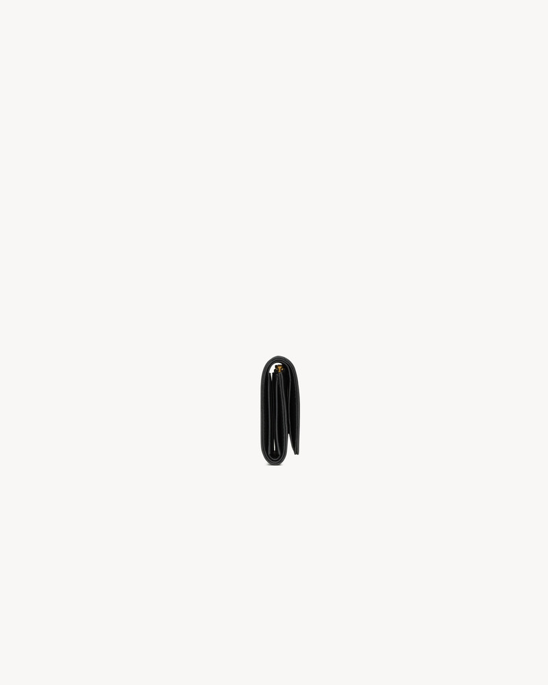 JAMIE SLIM TRI-FOLD WALLET IN LAMBSKIN 3