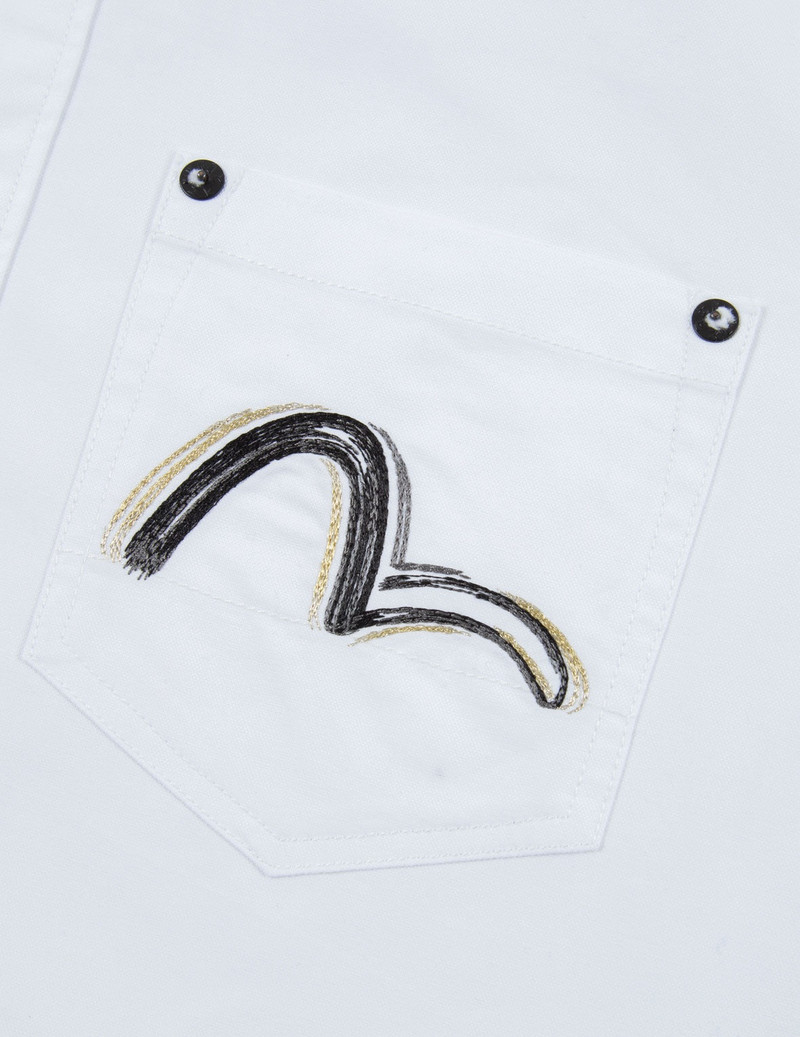 Logo Print 2-in-1 Oxford Shirt 8