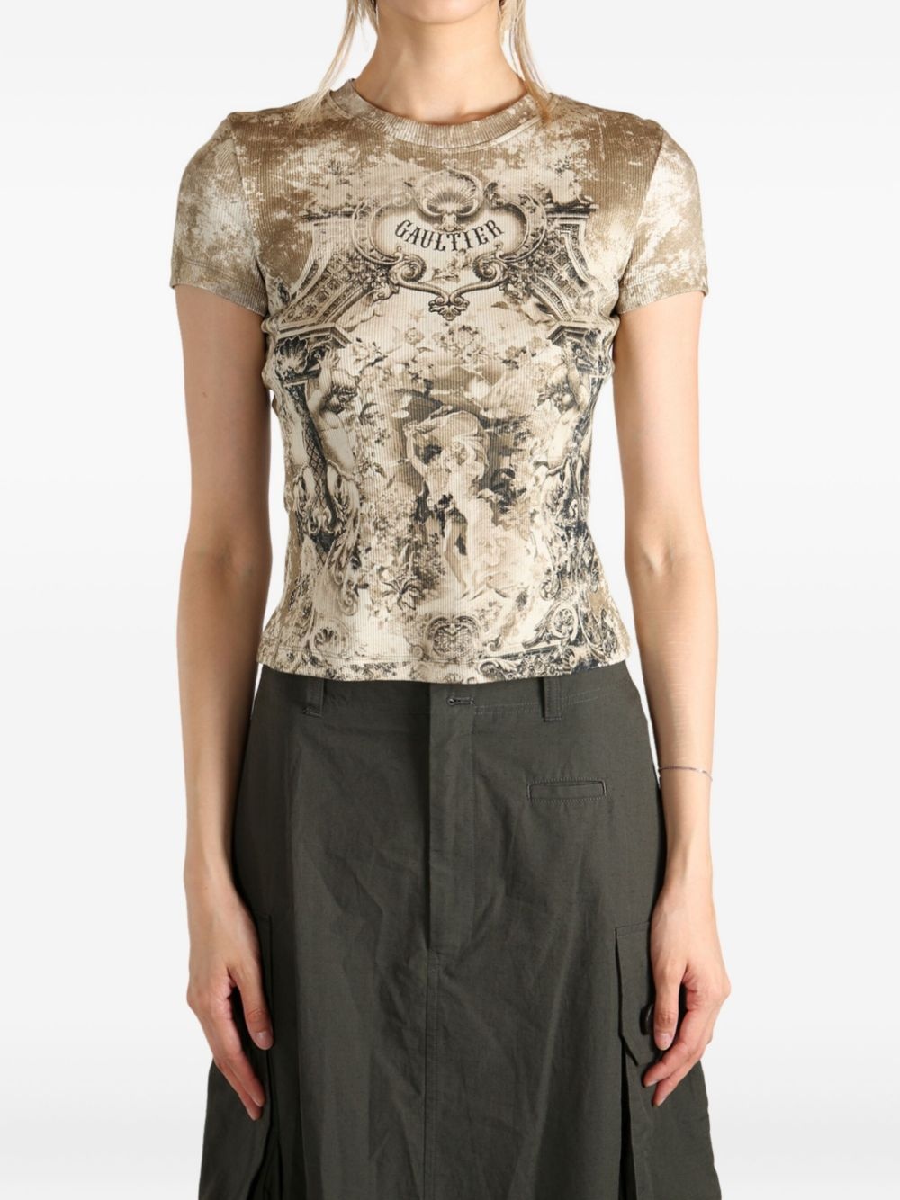 Médaillon-print T-shirt - 2
