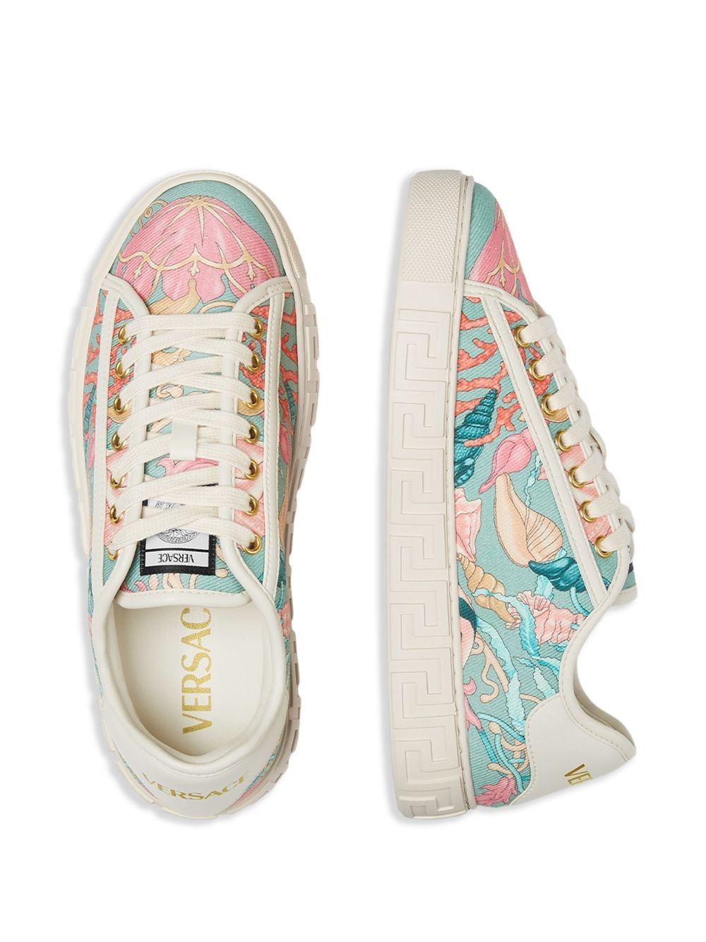 Underwater Barocco Greca sneakers - 3