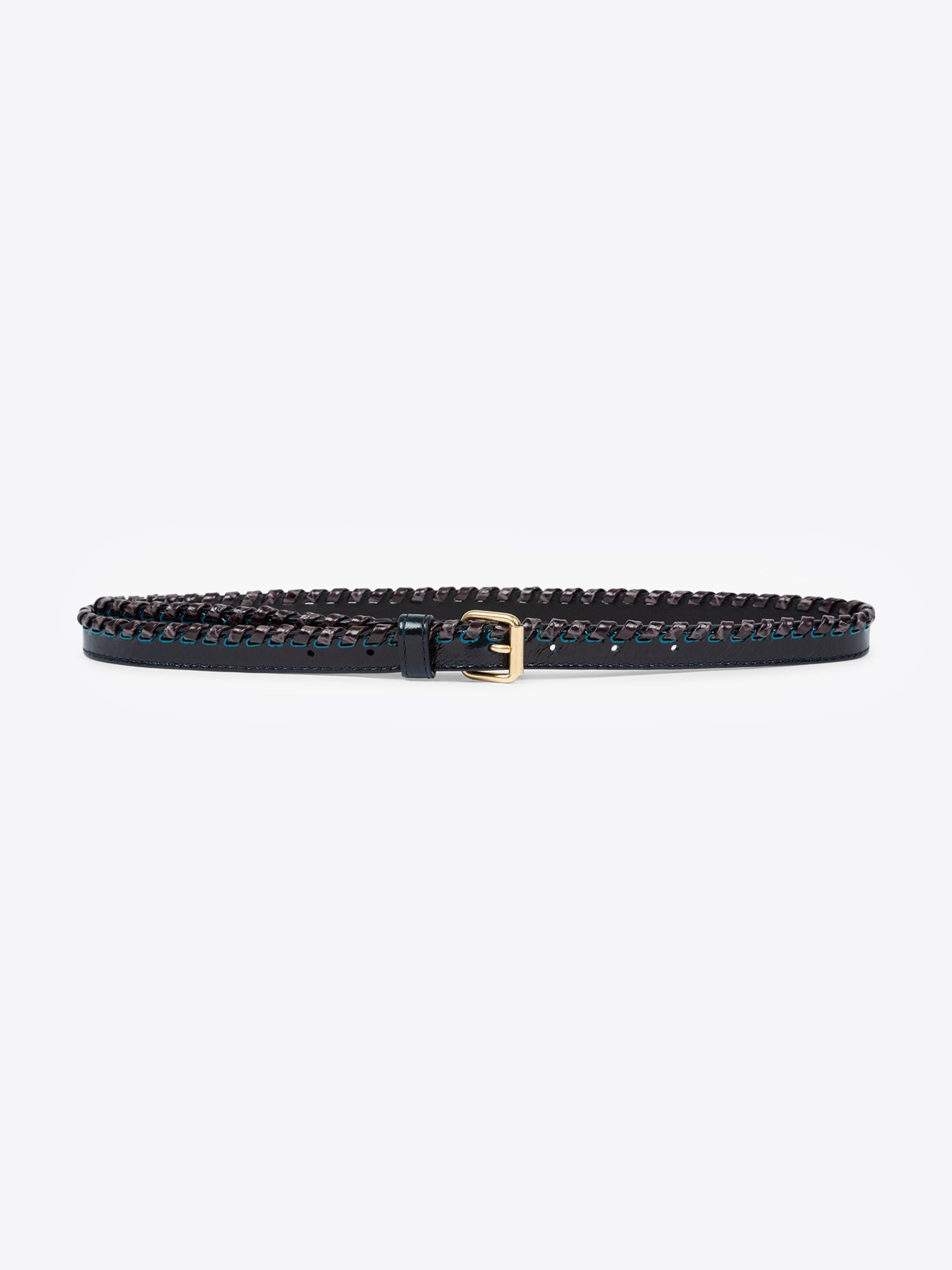 EMBELLISHED LEATHER BELT - 2