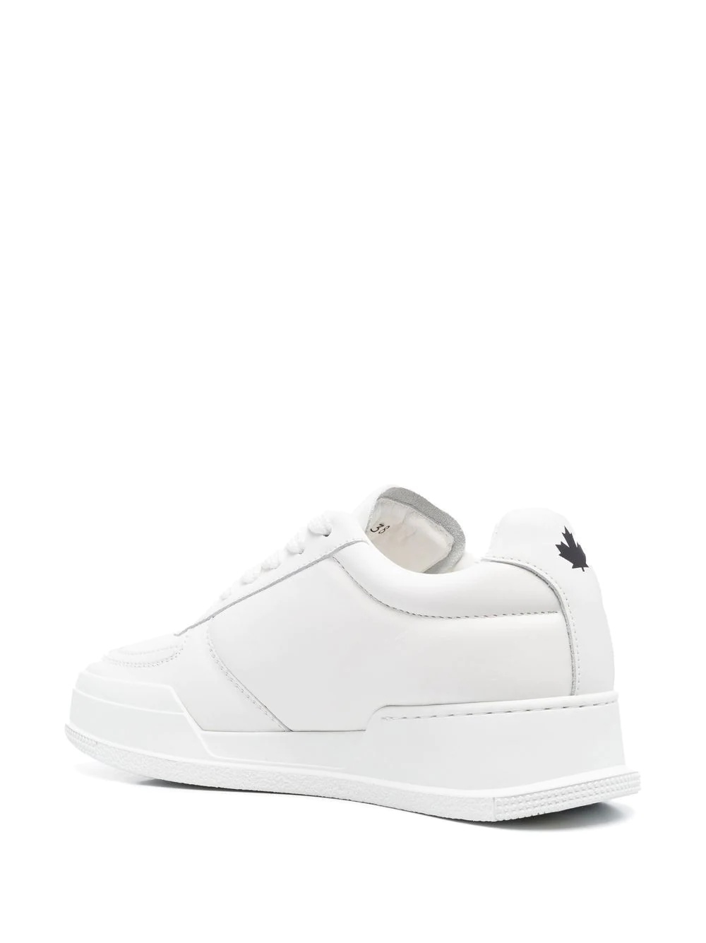low-top lace-up sneakers - 3