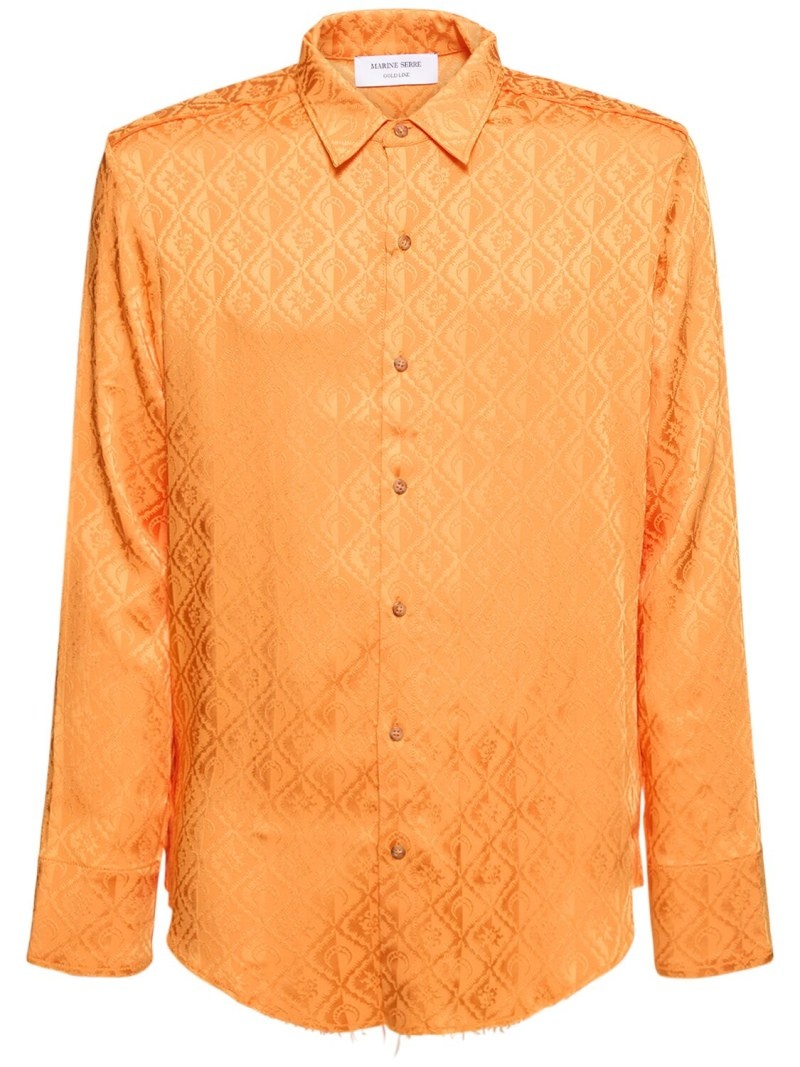 Moon Diamant satin jacquard shirt - 1