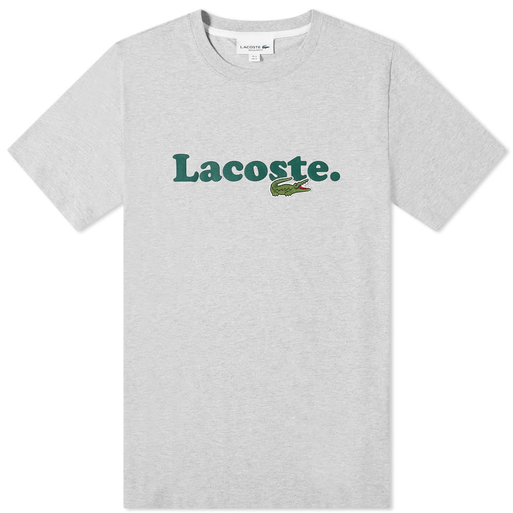 Lacoste Text Logo Tee - 1