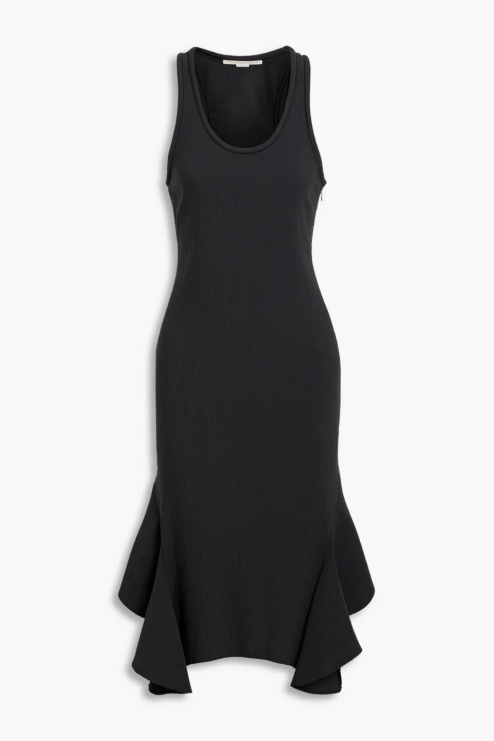 Fluted jacquard midi dress - 1