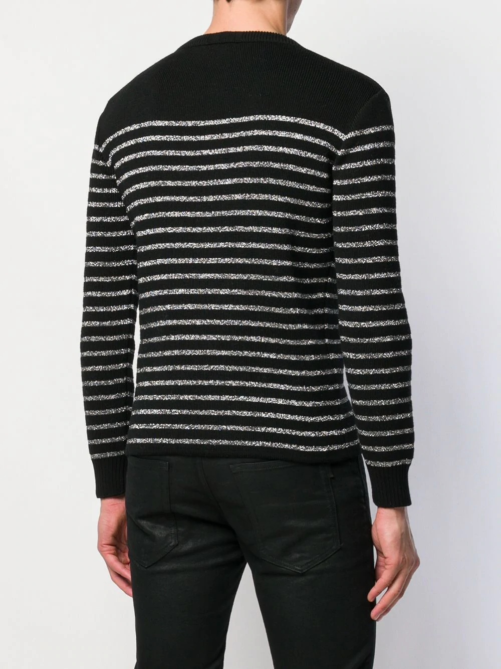 horizontal-stripe jumper - 4