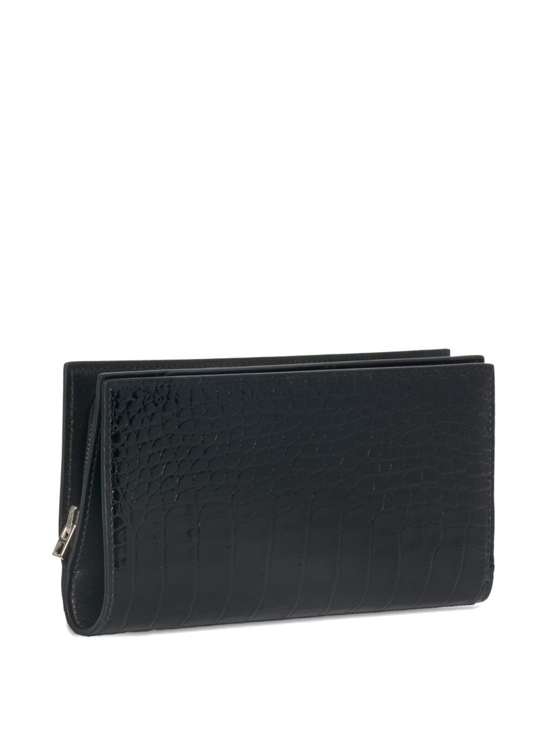 TOM FORD reptile-effect zip wallet outlook