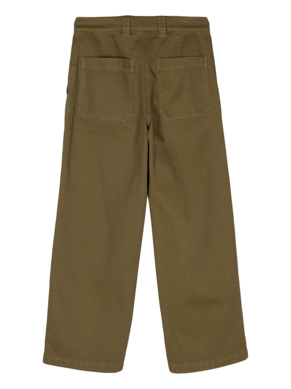 mid-rise cropped trousers - 2