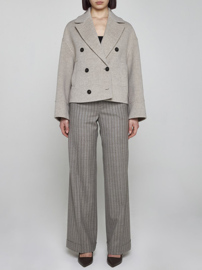 Brunello Cucinelli Wool and cashmere peacoat outlook