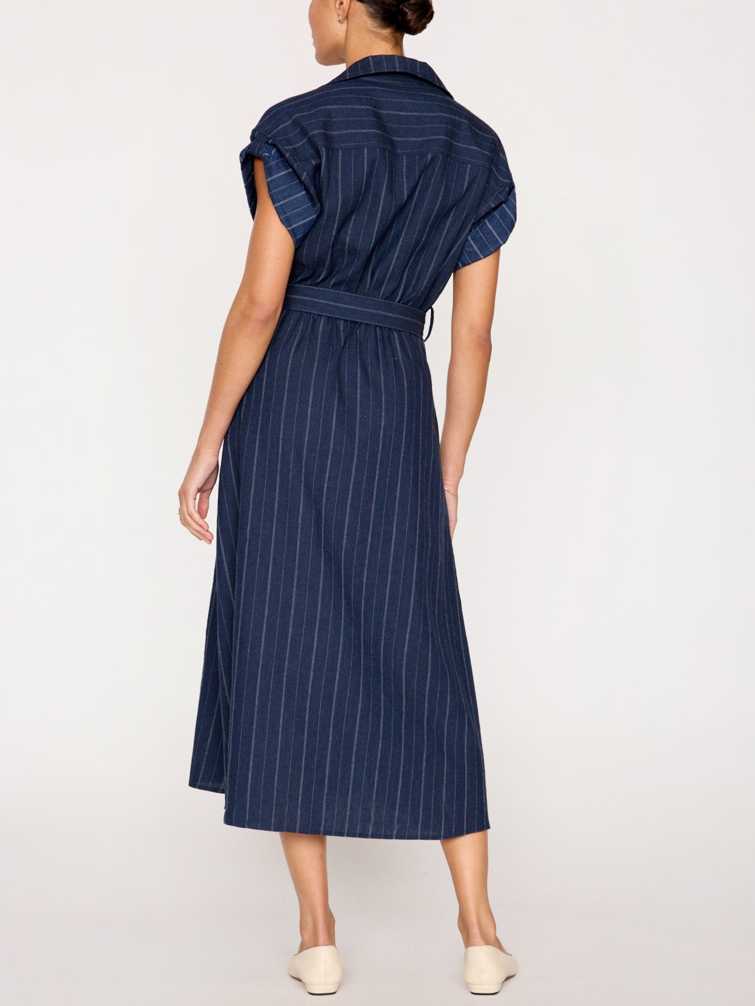 The Fia Belted Stripe Dress - 5