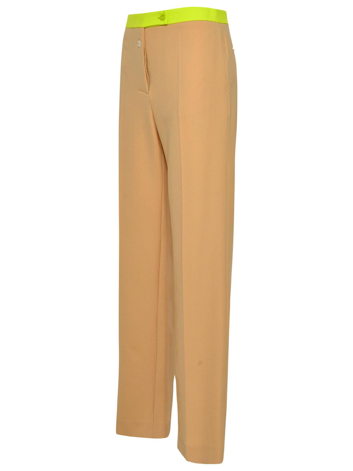 Off-White Woman Beige Wool Blend Active Pants - 2