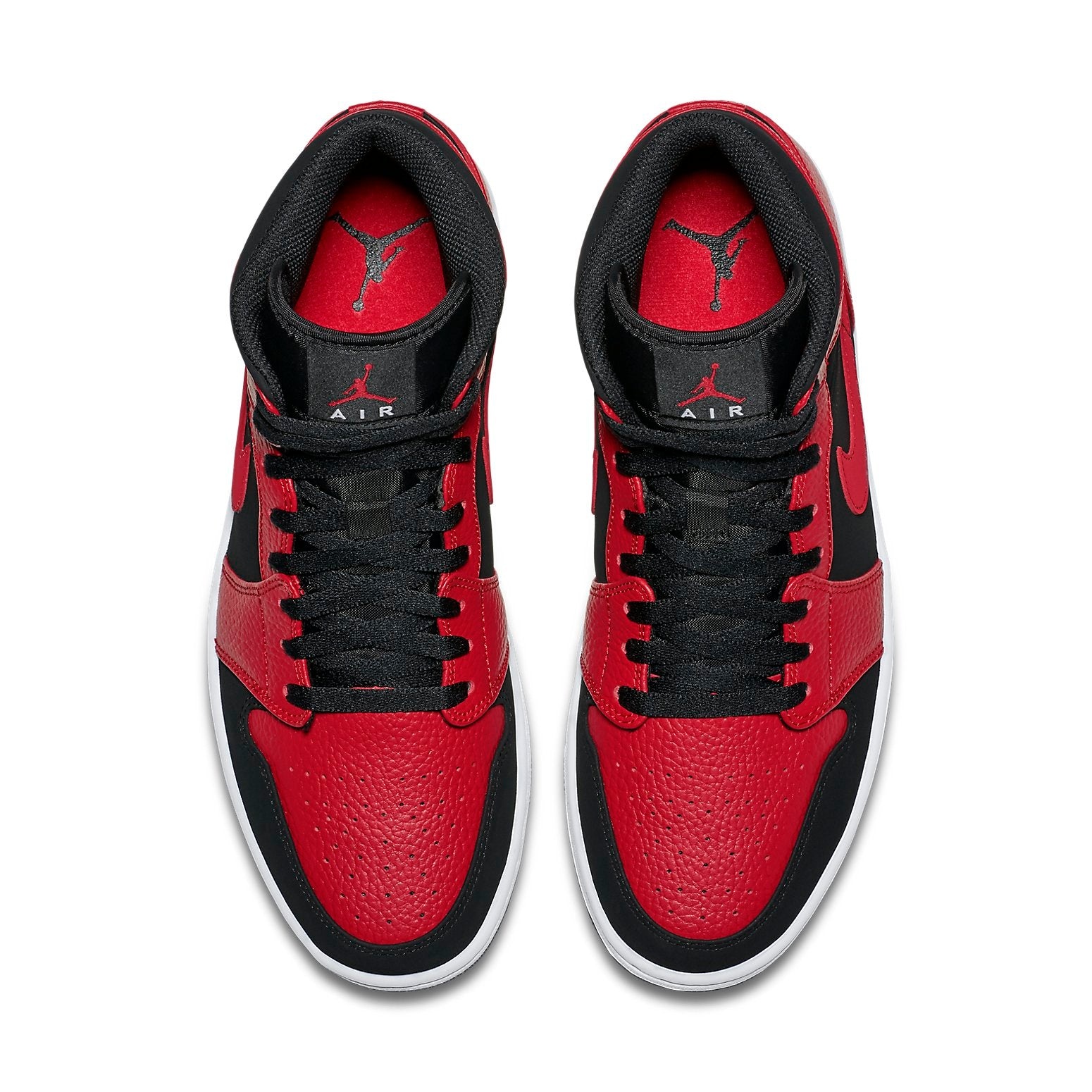 Air Jordan 1 Mid 'Bred' 554724-054 - 4