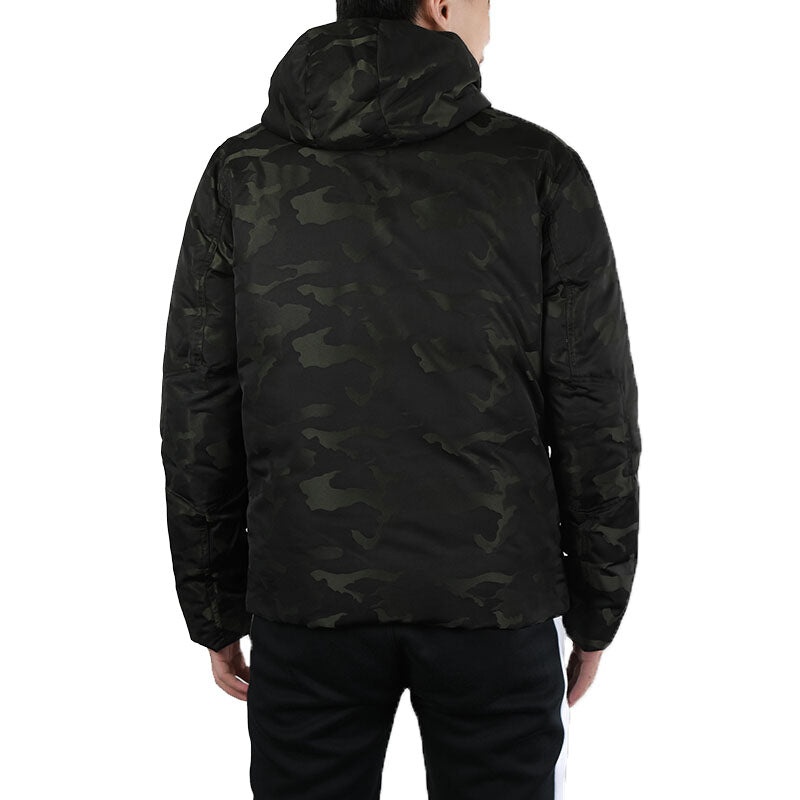 PUMA Streetstyle 480 Hooded Camo Down Jacket 'Black' 581639-70 - 5
