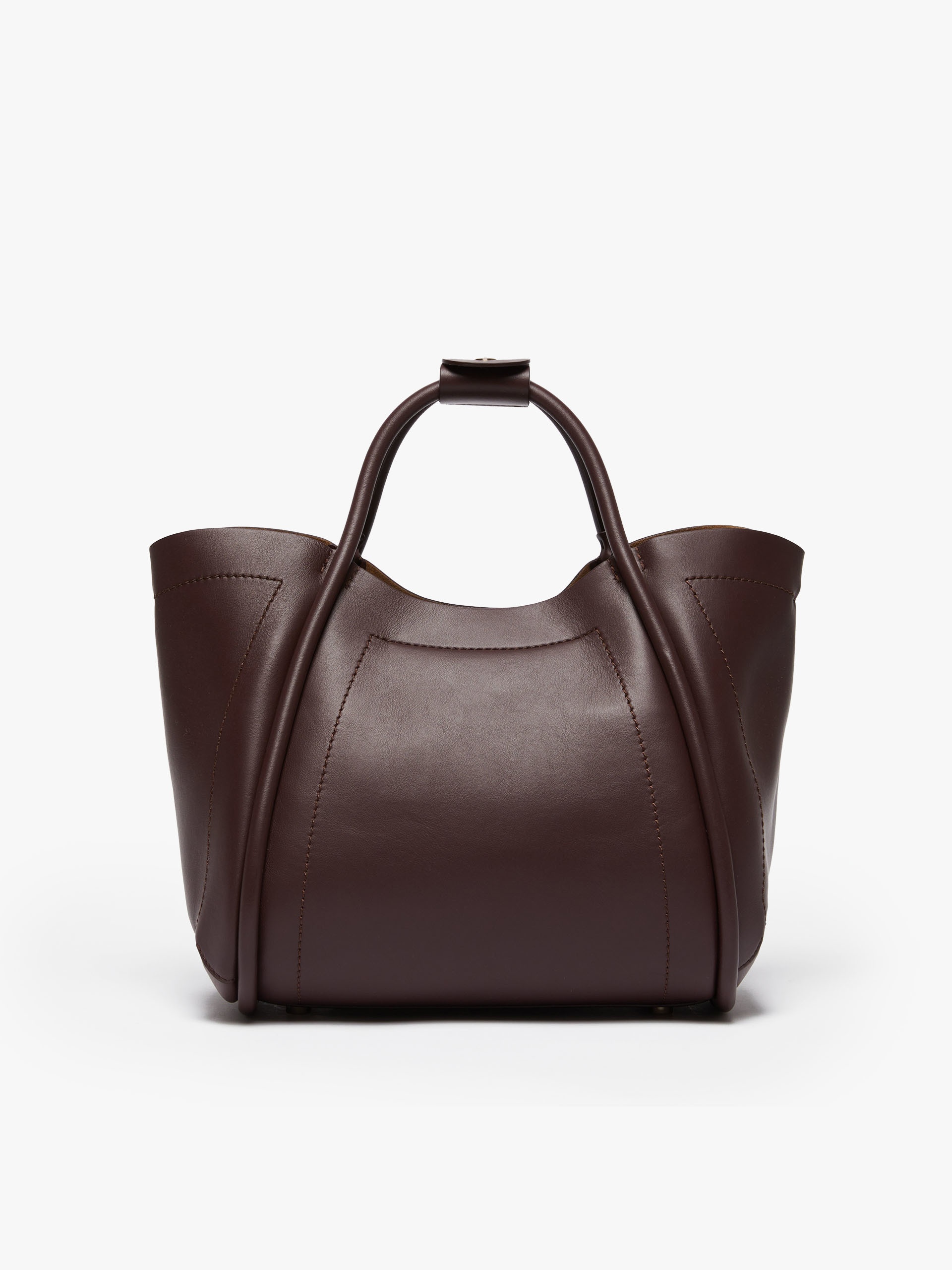 Max Mara Small leather Marine Bag | REVERSIBLE