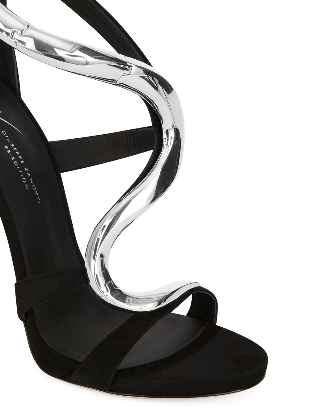 Venere metallic-snake sandals - 4