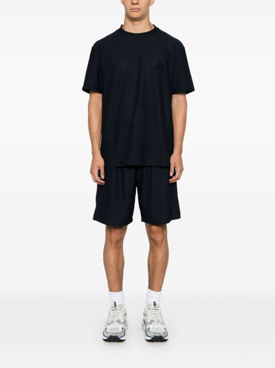 GIORGIO ARMANI flocked-logo shorts outlook