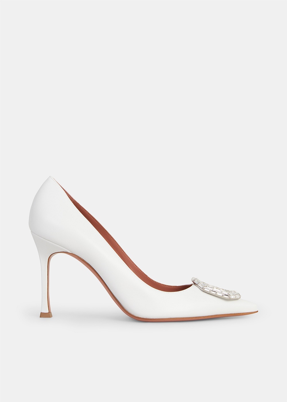 White Camelia Pump - 1