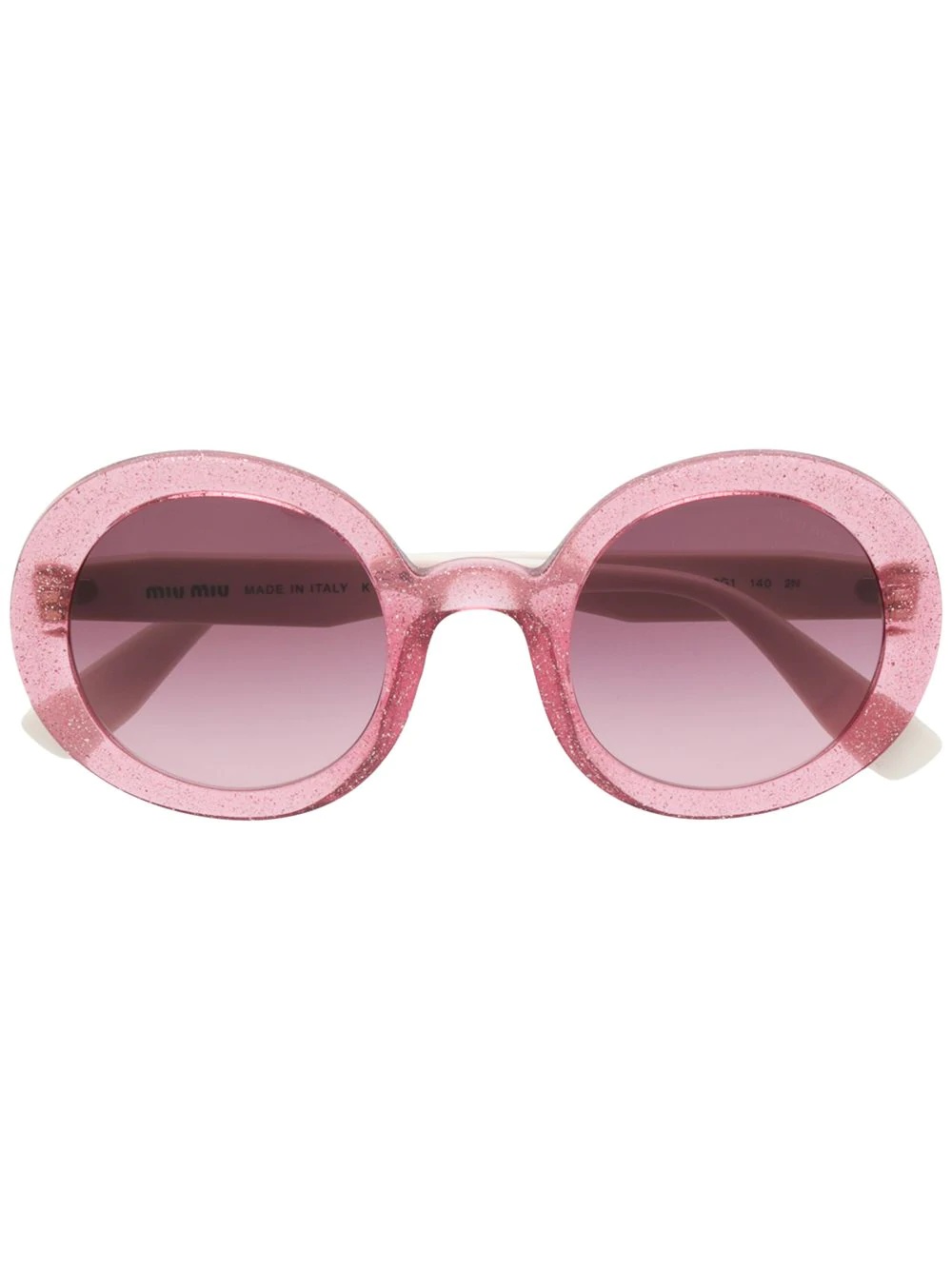 round frame sunglasses - 1