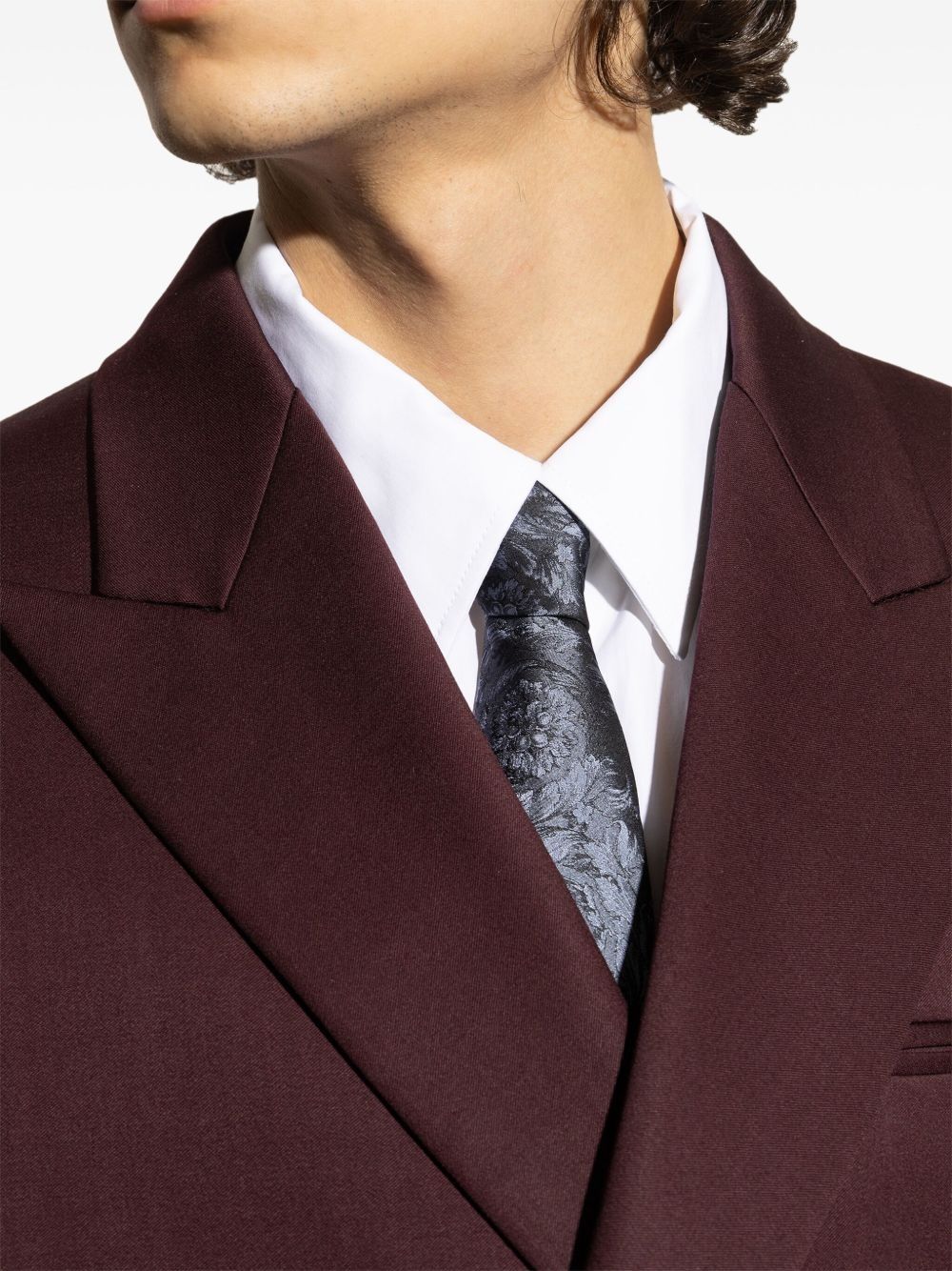 Barocco-jacquard tie - 4