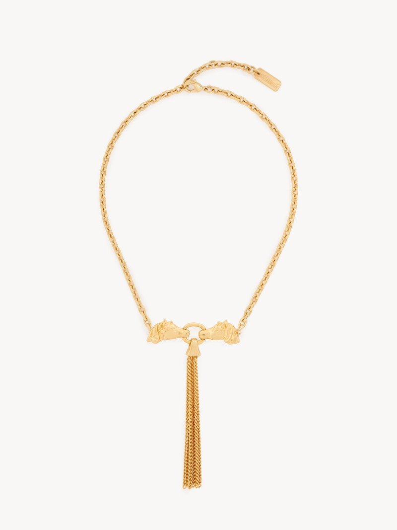 THE CHLOÉ CHAIN HORSE NECKLACE 1
