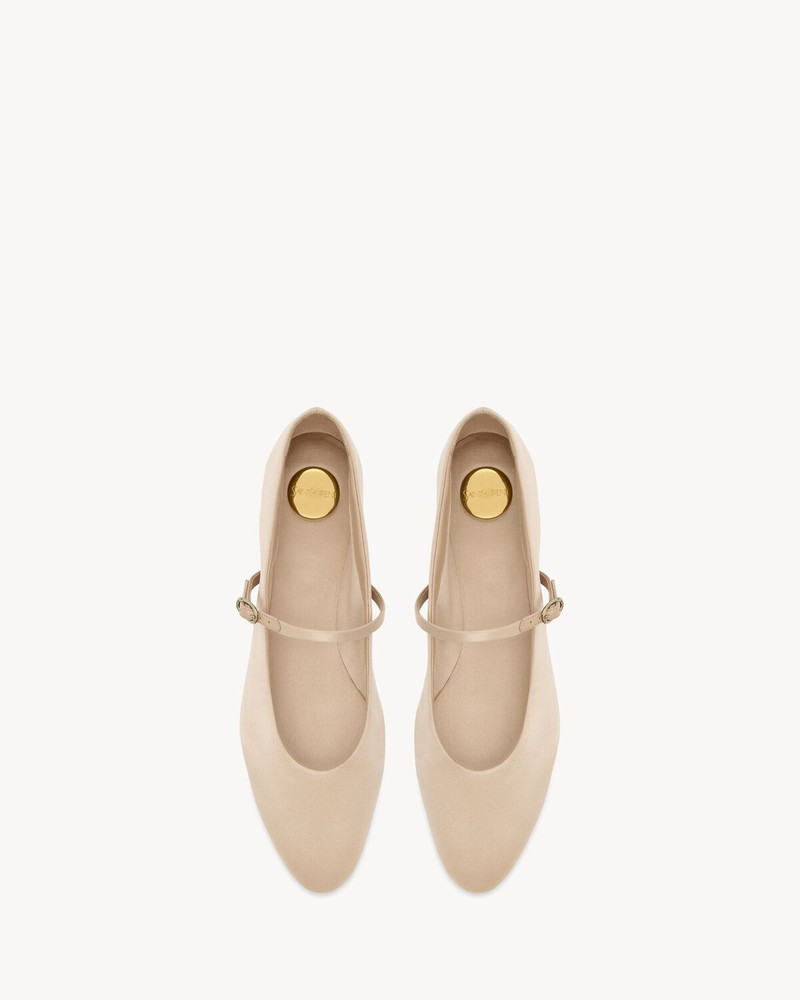 SAINT LAURENT GIO BALLET FLATS IN SATIN CREPE outlook