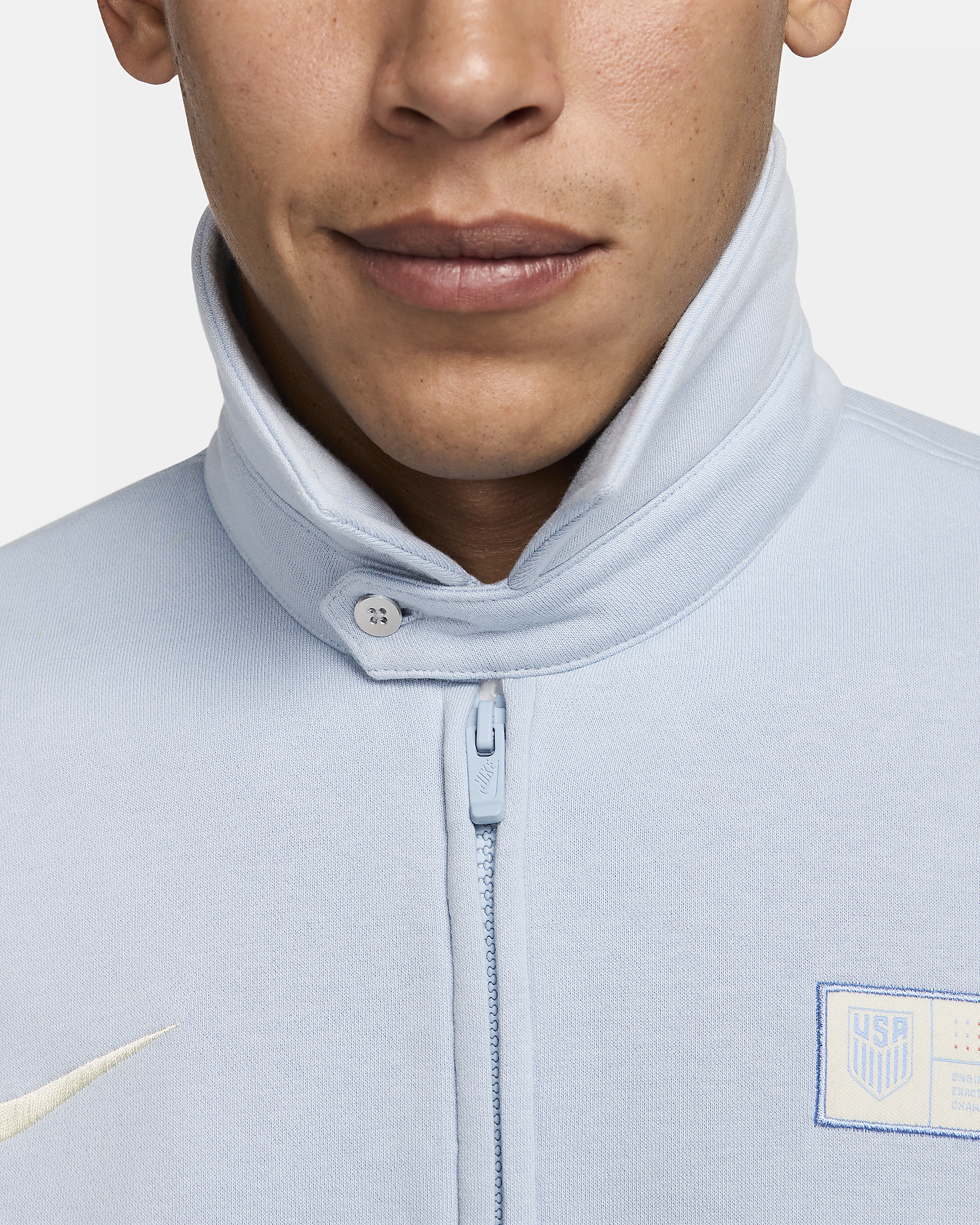 USMNT Club Men's Nike Soccer Harrington Jacket - 5