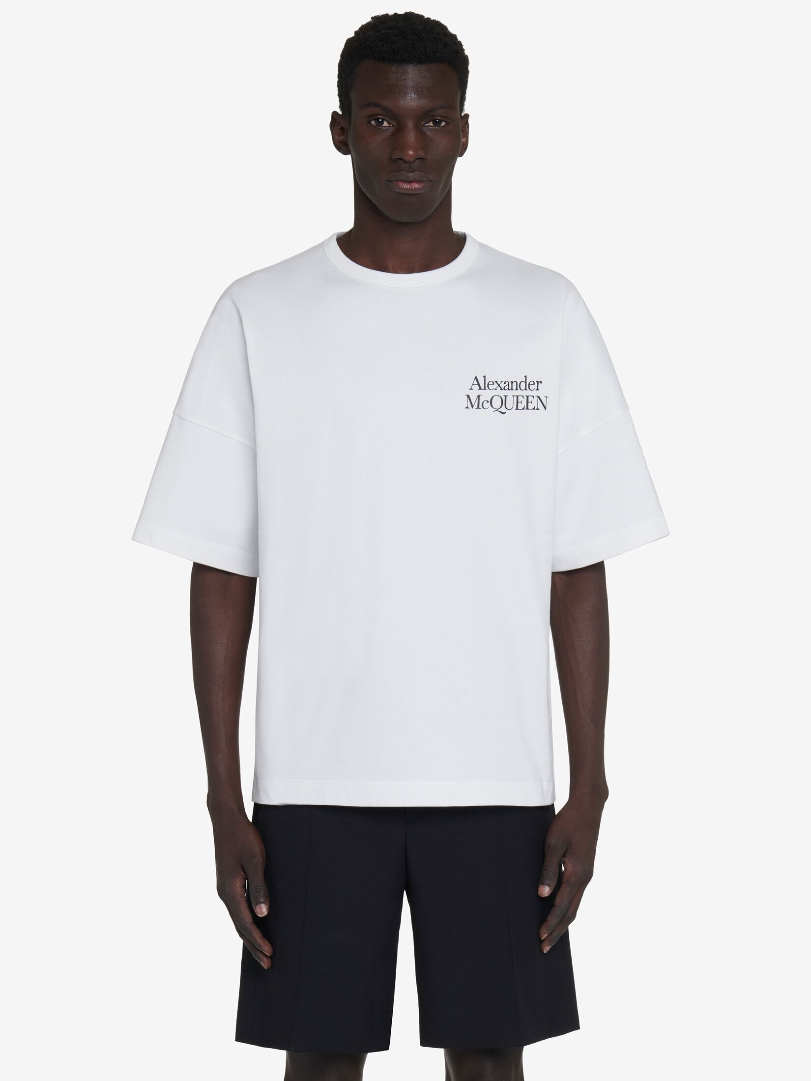 Men's Exploded Logo T-shirt in White - 5