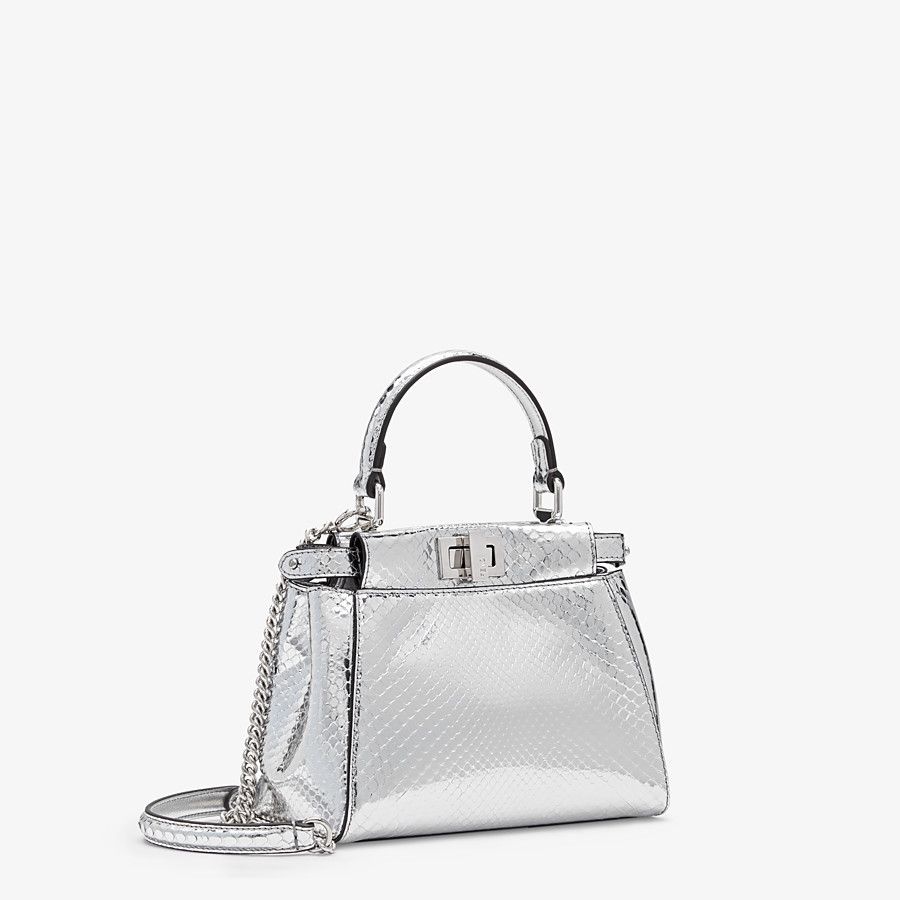 Silver python mini-bag - 7