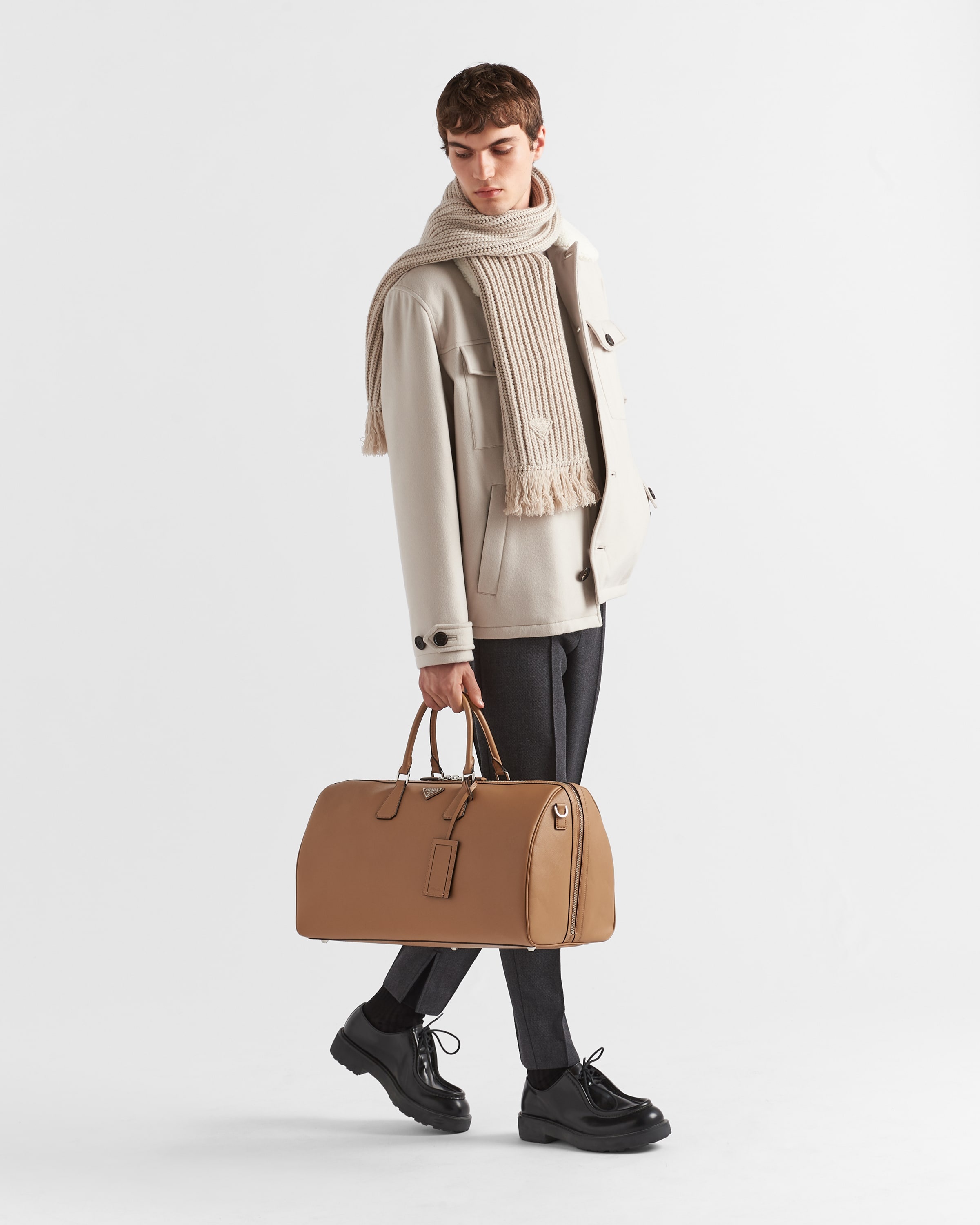 Saffiano Leather Travel Bag - 8