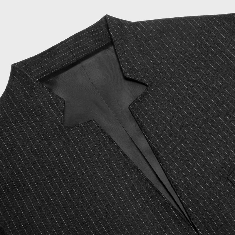 BOXY JACKET IN STRIPED FLANNEL 3