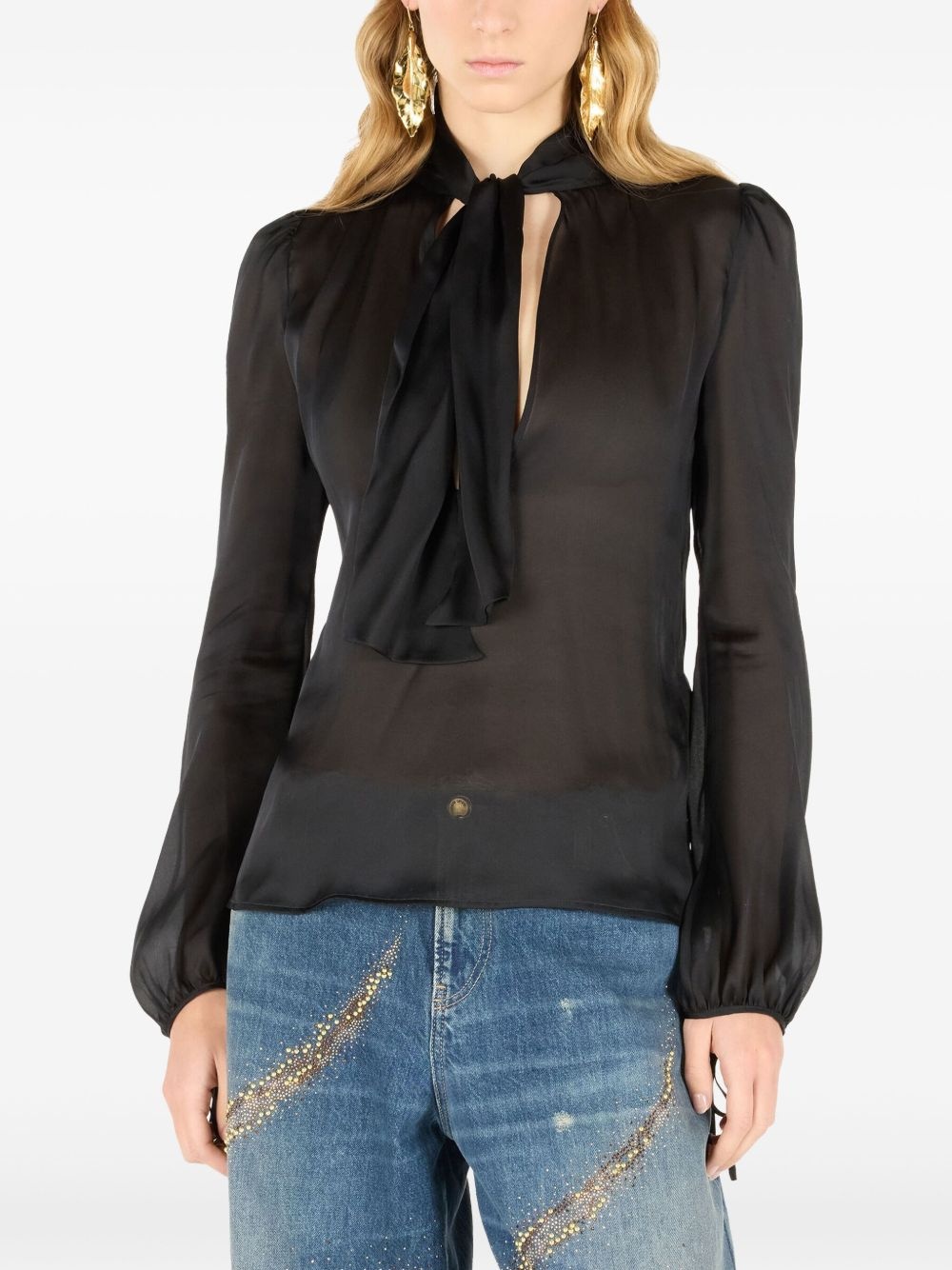 silk blouse - 2