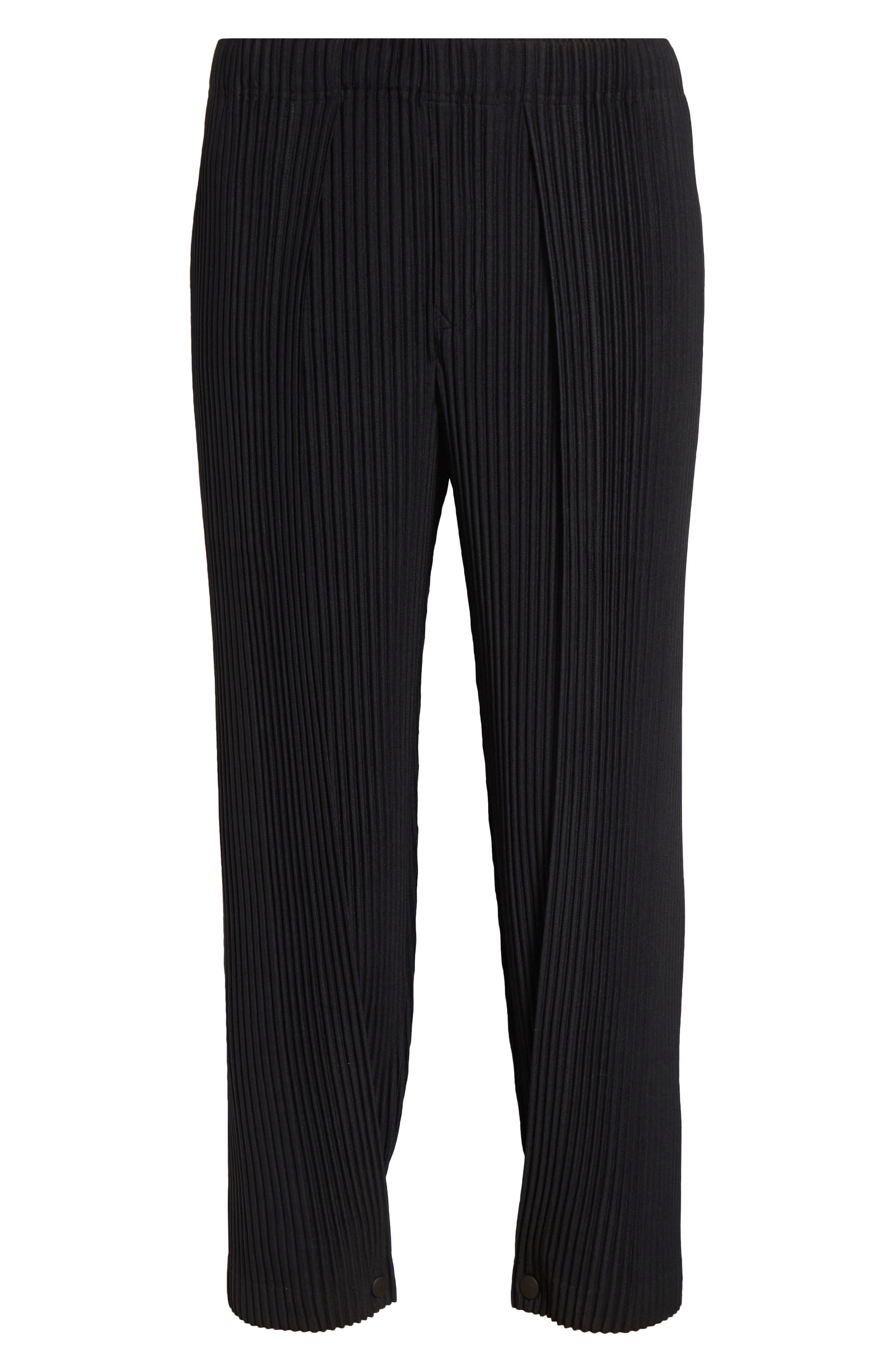 Homme Plissé Issey Miyake Bottoms 1 Pleated Straight Leg Pants in Black at Nordstrom - 6