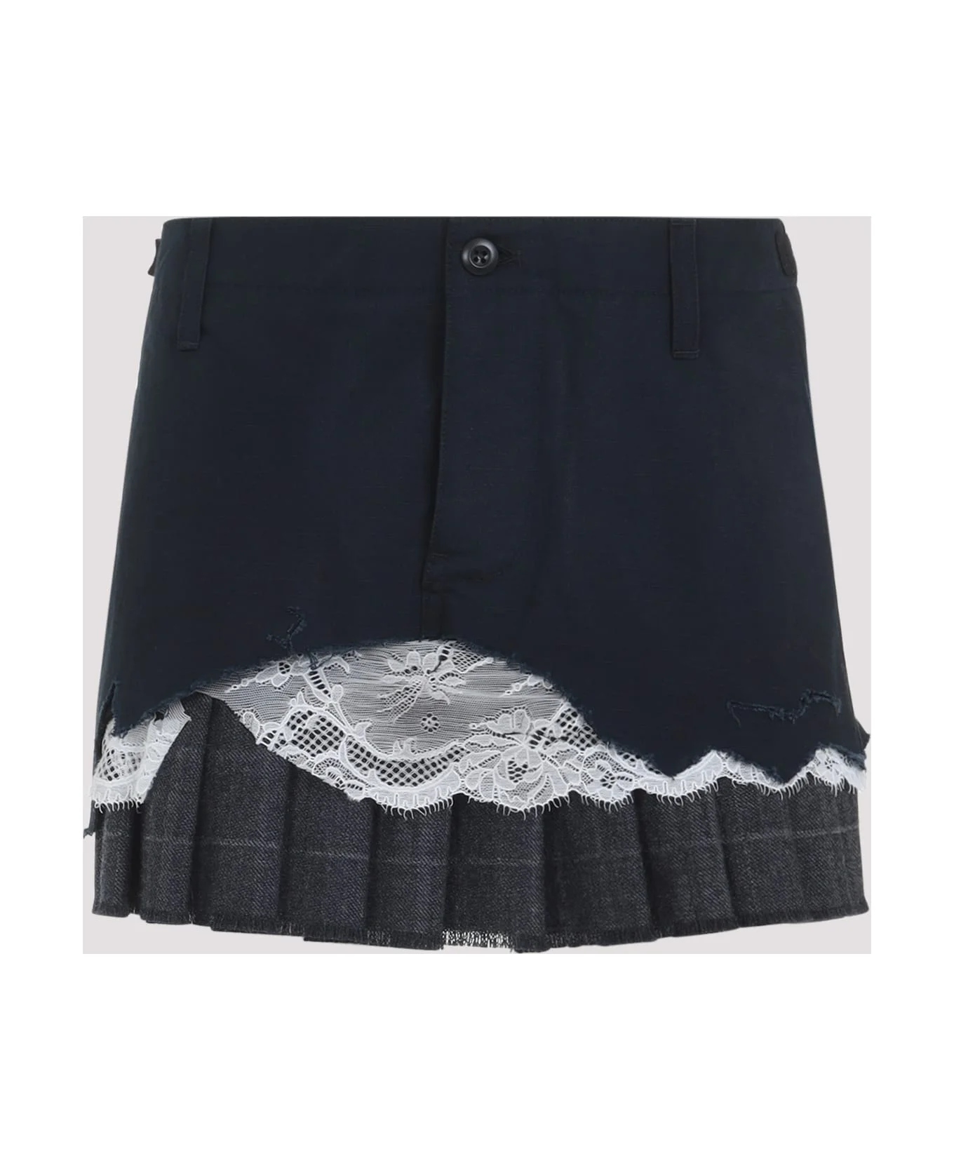 Patched Cargo Skirt - 1