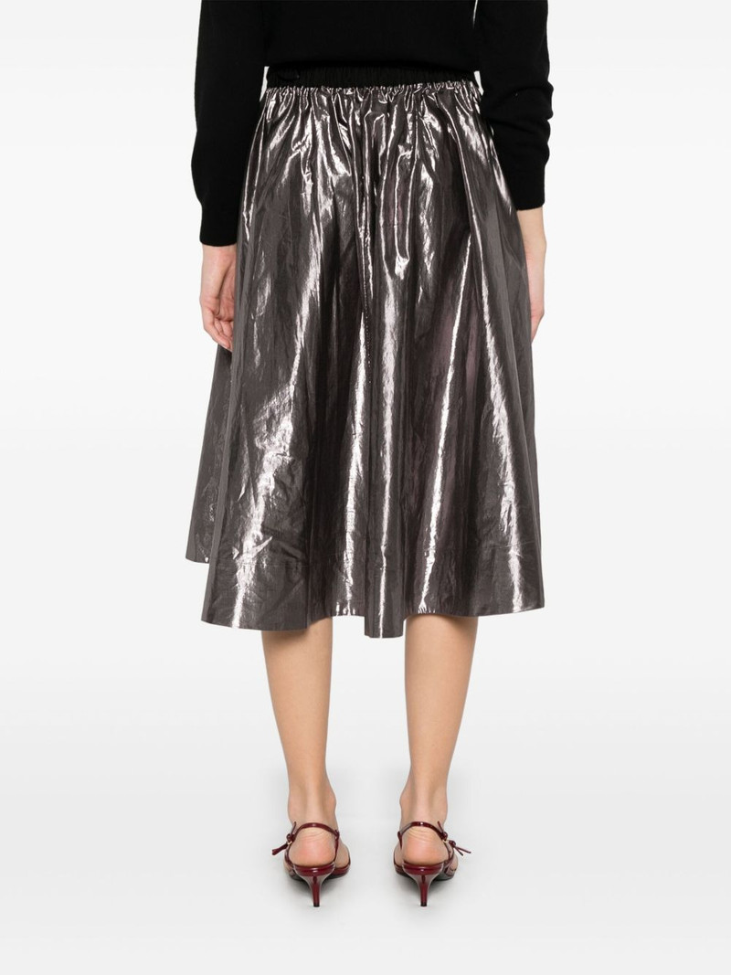 metallic midi skirt 4