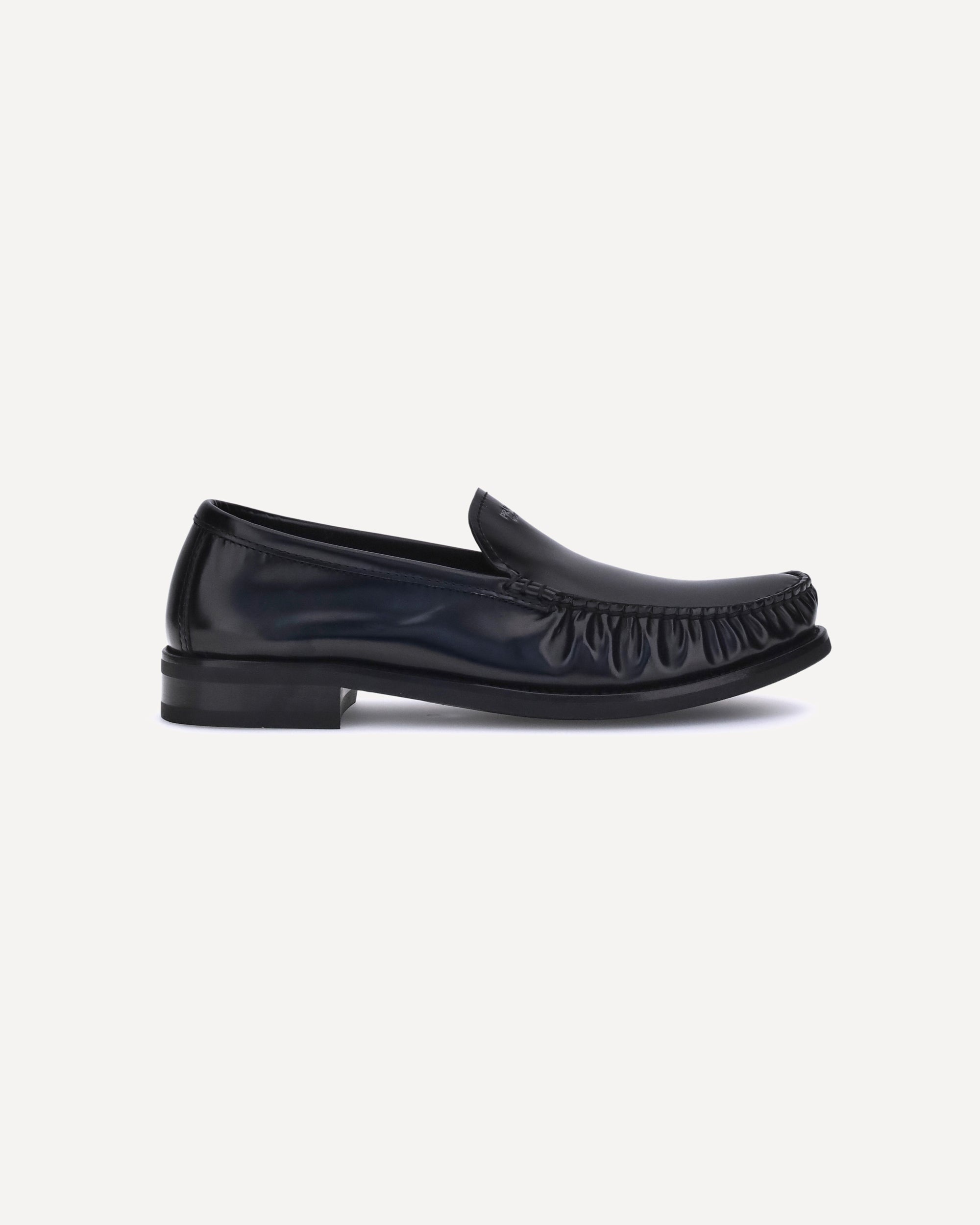 Brushed Leather Loafers - 1