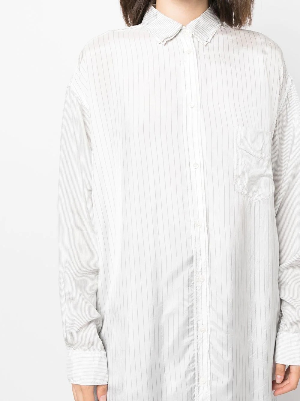 striped longsleeve blouse - 5