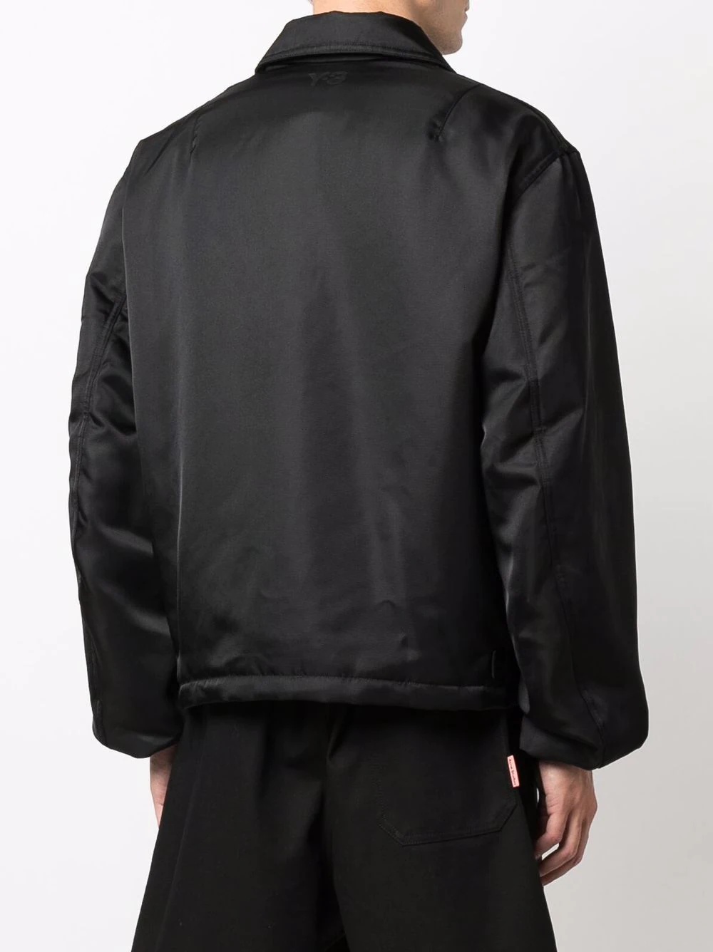 oversized shirt bomber jacket - 4