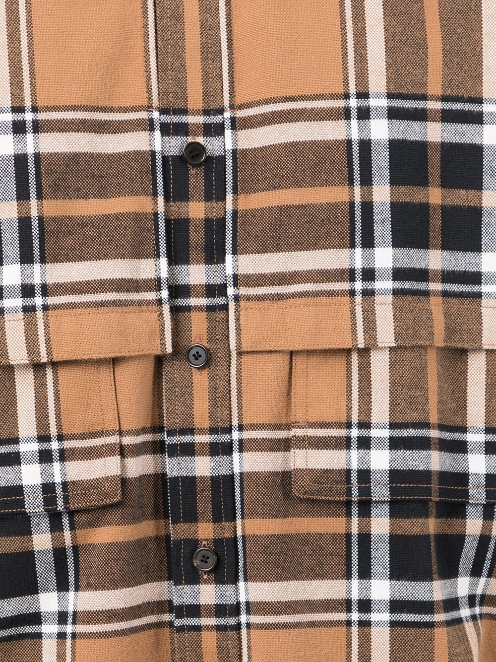 plaid-check print shirt - 5