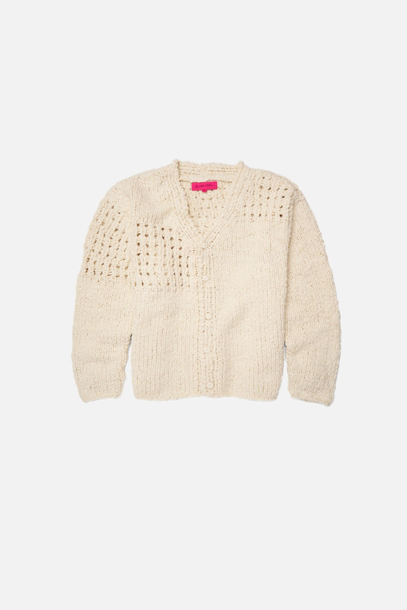 KNOTTED COTTON CARDIGAN 1