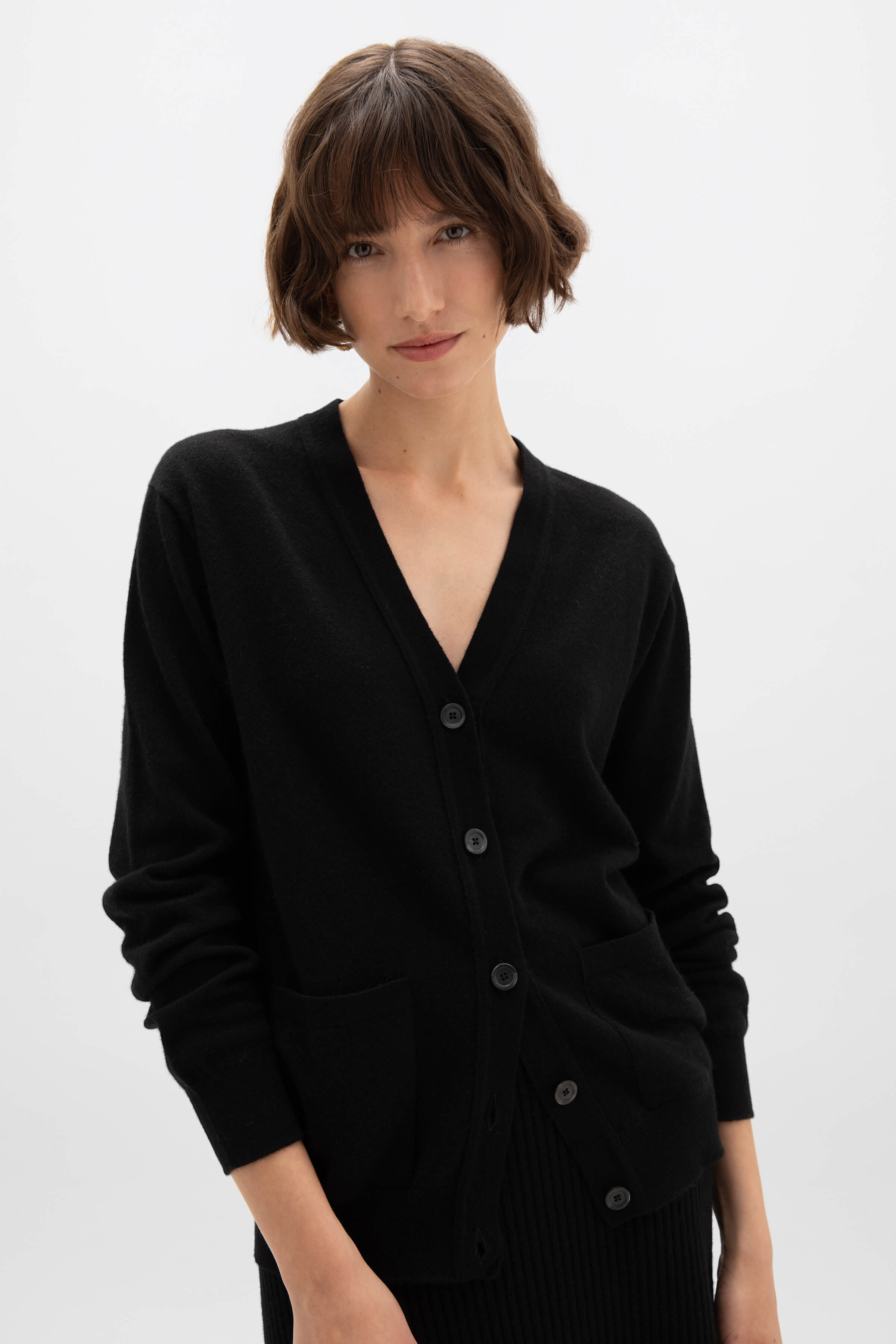 Cashmere Boyfriend Cardigan - 1