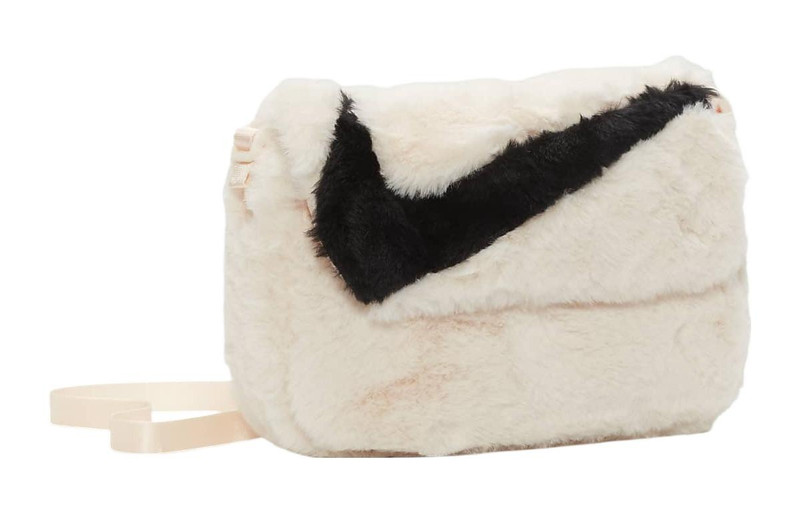 Nike Nike Sportswear Futura 365 Faux Fur Crossbody Bag 1L 'Guava Ice Black' FB3048-838 outlook