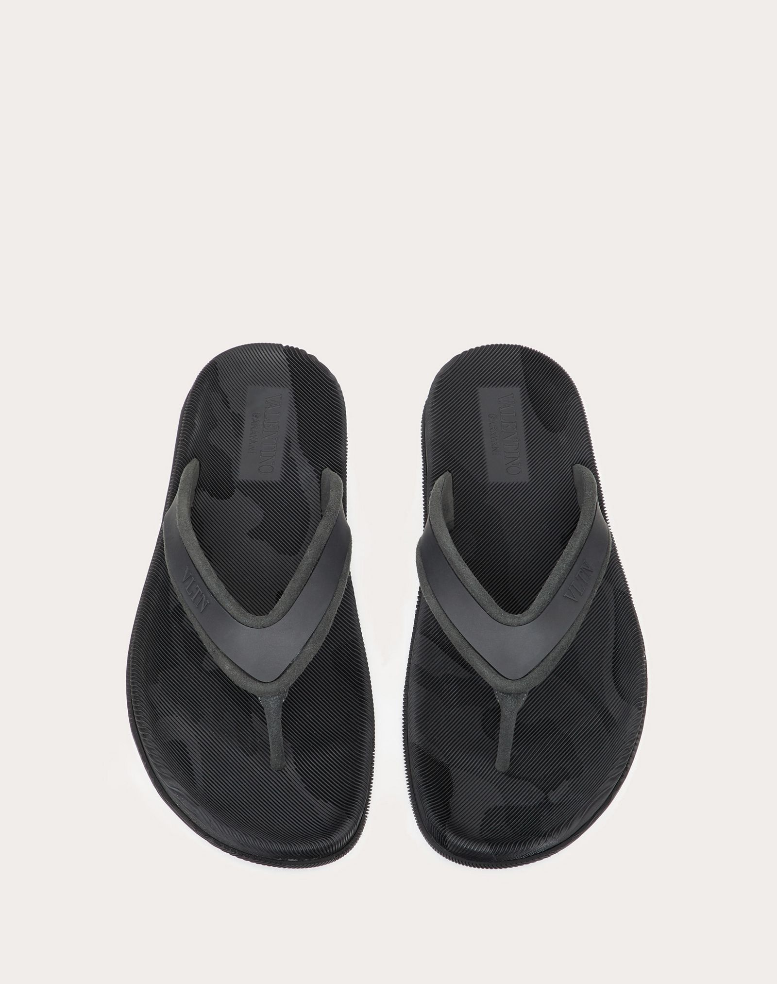 Alcantara and Rubber Flip Flop - 4