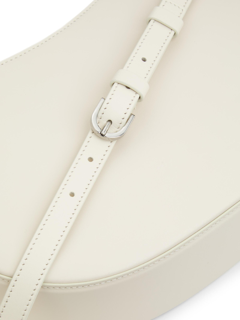 Women's Cat Handle Leather Hobo Bag - Chalk 5