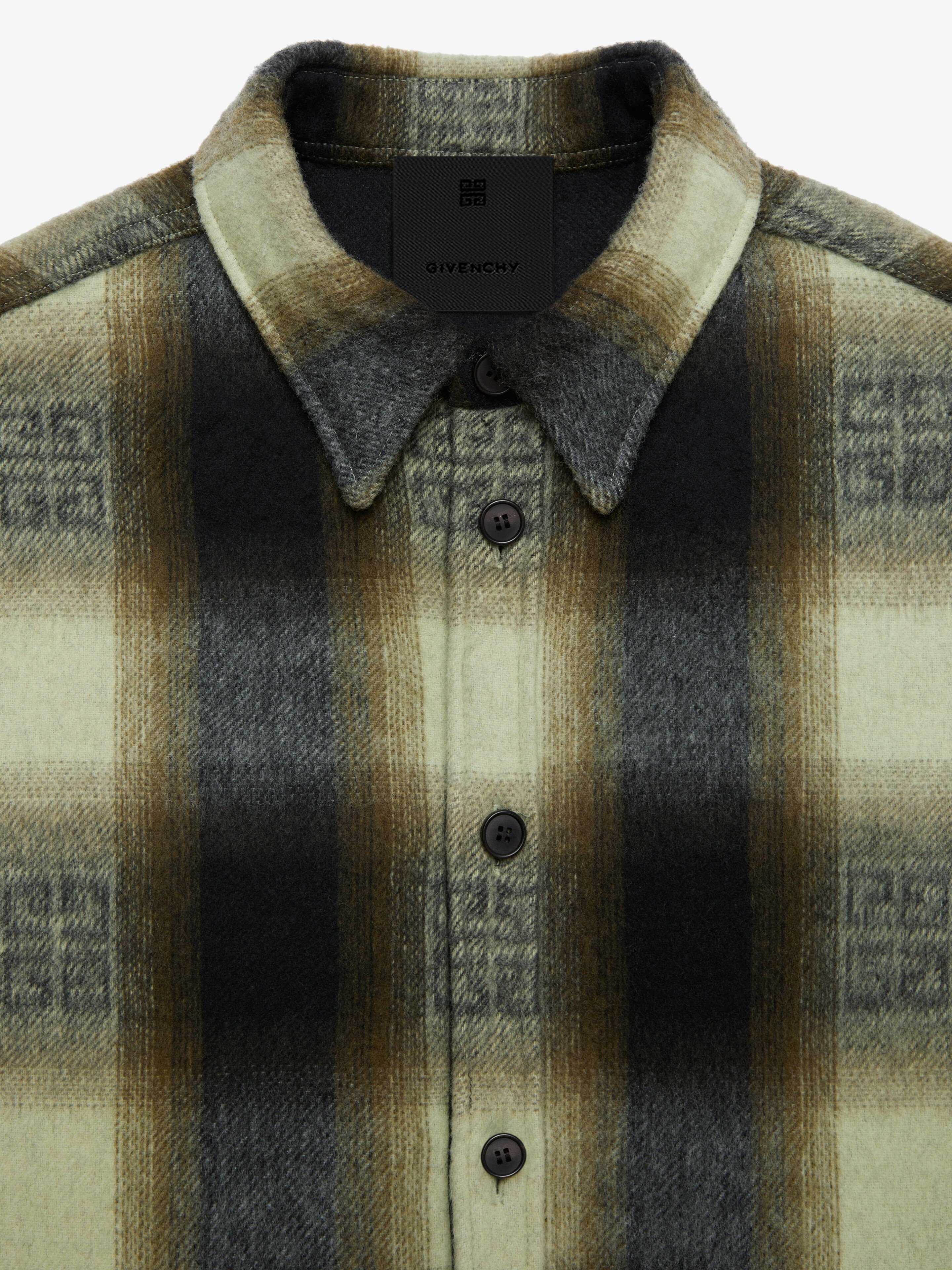 OVERSHIRT IN 4G CHECKED WOOL - 5