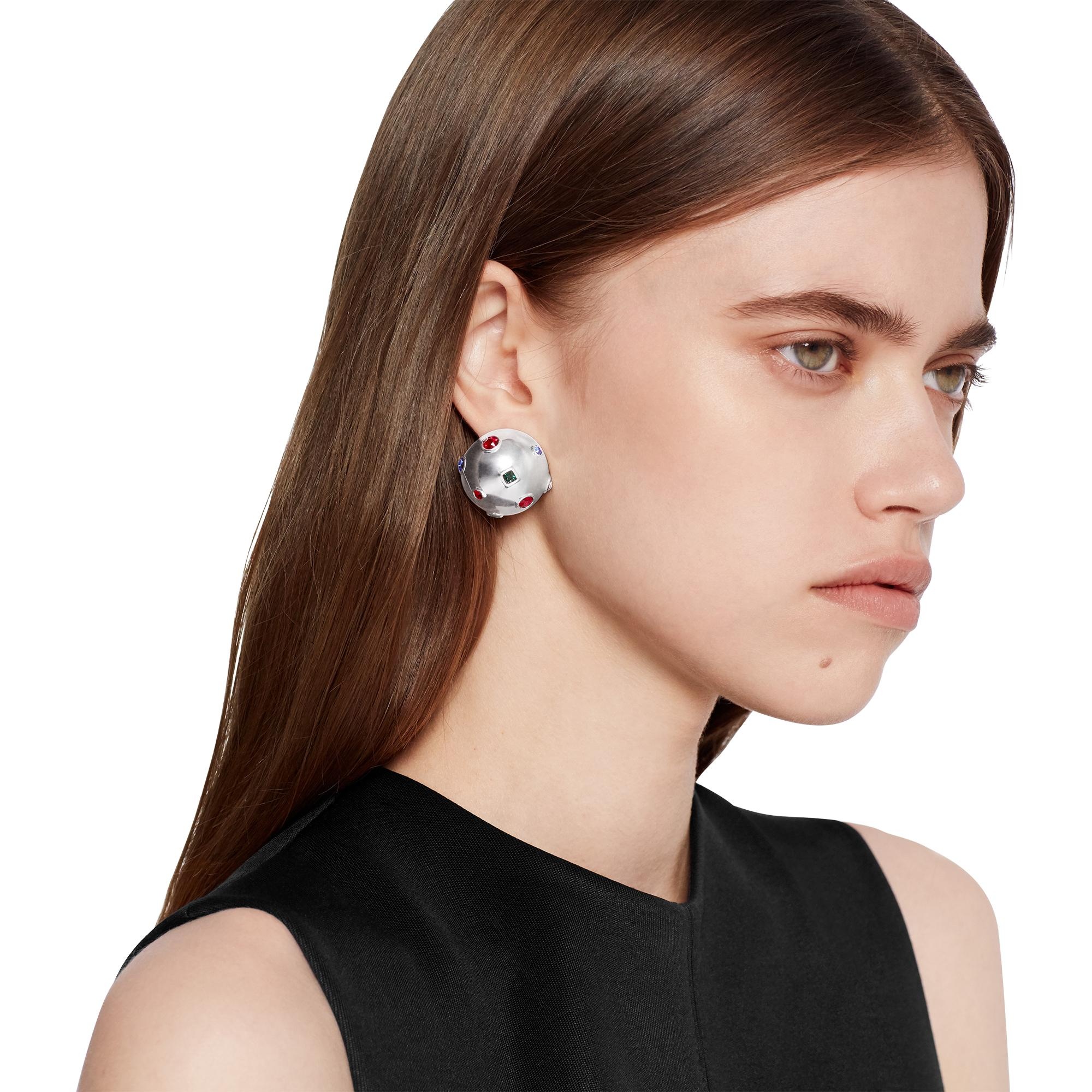 LV Planet Strass Earrings - 2