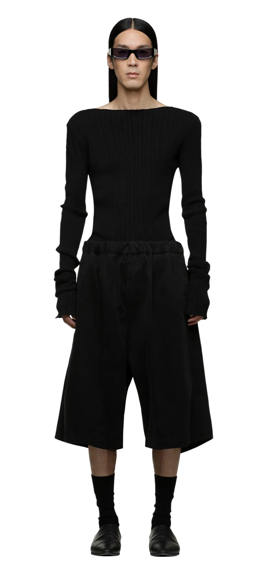 ARCHES LONG SLEEVE KNIT BLACK - 3