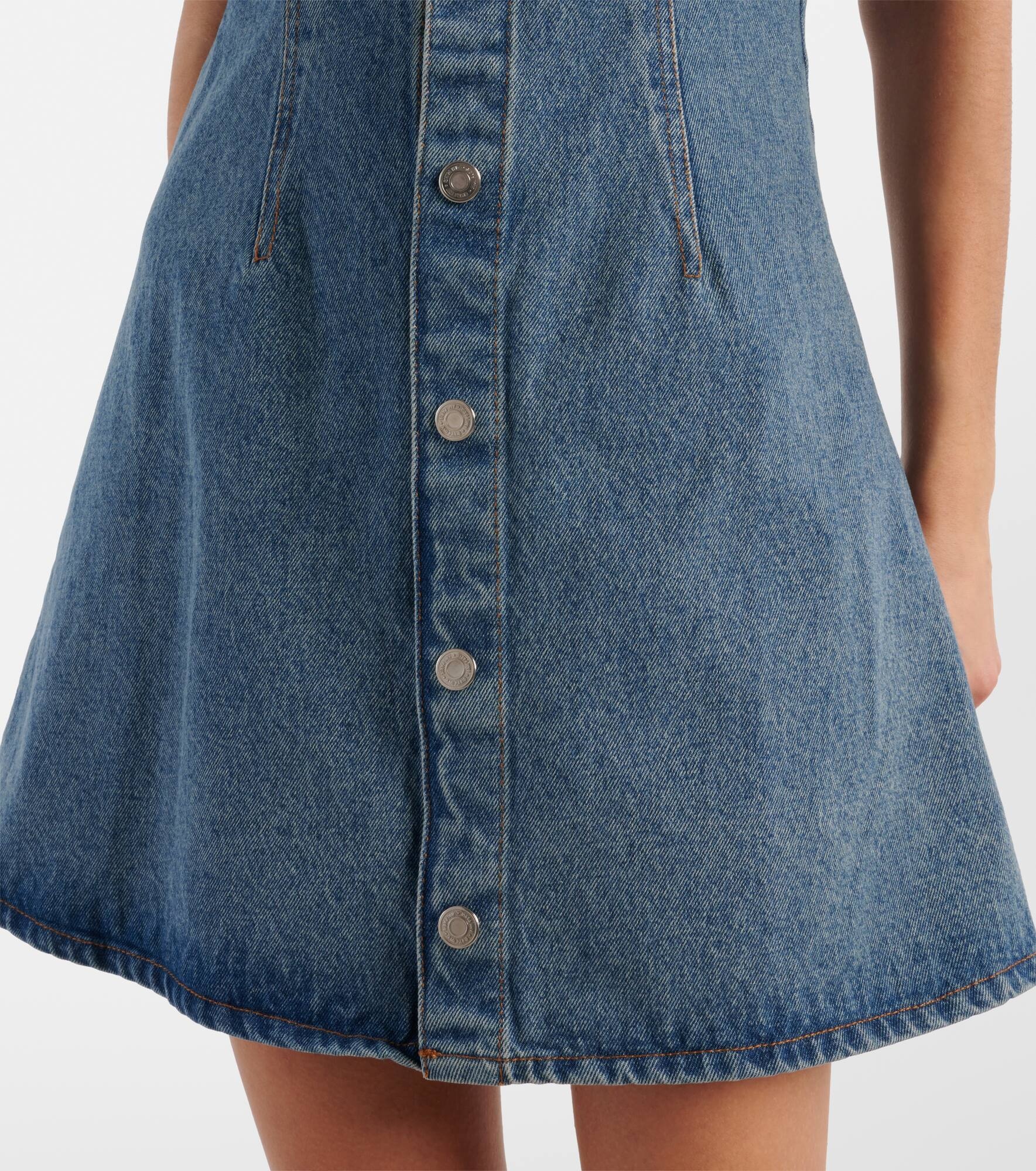 Ami De Cœur denim shirt dress - 5